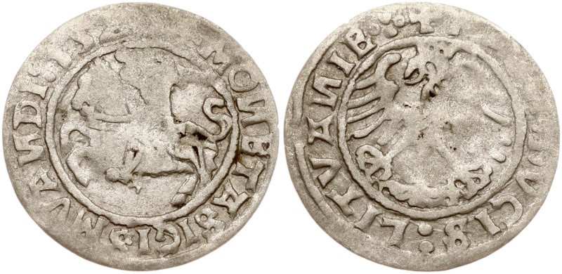 Lithuania. Zygmunt I Stary (1506-1548). Polgrosz 1520, Vilnius. (MAGИ). Silver 0...