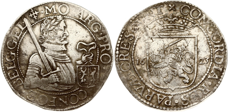 Netherlands, Gelderland. Daalder 1623, 'Netherlands Rijksdaalder'. Silver 28.55 ...