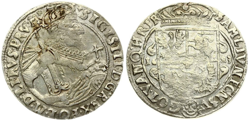 Poland. Zygmunt III Waza (1587-1632). Ort 1623 Bydgoszcz, Av: PRV:M+ Silver 6.42...