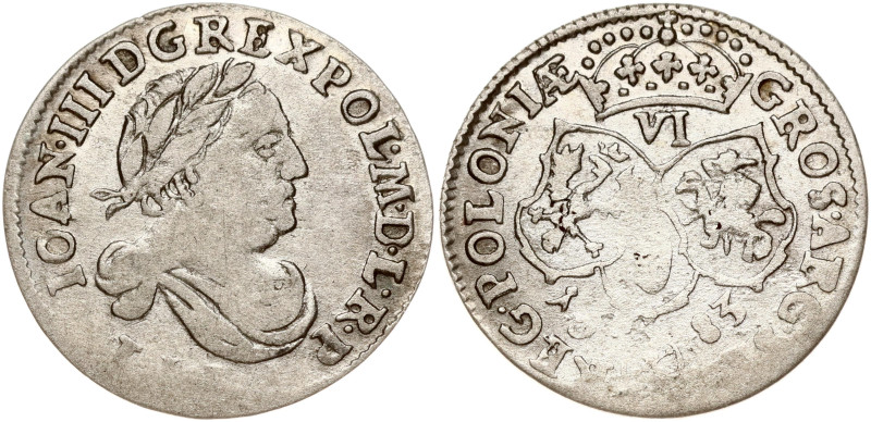 Poland. Jan III Sobieski (1674–1696). Szostak 1683 TLB, Bydgoszcz. Silver 3.16 g...