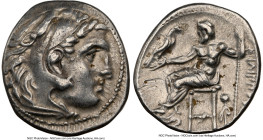 MACEDONIAN KINGDOM. Philip III Arrhidaeus (323-317 BC). AR drachm (17mm, 11h). NGC Choice VF, scuff. Magnesia ad Maeandrum, ca. 323-319 BC. Head of He...