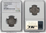 Elizabeth I 6 Pence 1573 Clipped NGC, Tower mint, Acorn mm, Third and Fourth Issues, S-2563, North-1997. 2.56gm. HID09801242017 © 2024 Heritage Auctio...