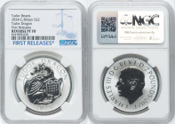 Charles III Pair of Certified silver Proof "Tudor dragon" 2 Pounds (1 oz) 2024 NGC, 1) Reverse PR70, Mintage: 500. 2) PR70 Ultra Cameo, Mintage: 5,510...