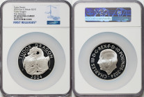 Charles III silver Proof "Tudor Dragon" 10 Pounds (5 oz) 2024 PR69 Ultra Cameo NGC, Mintage: 206. Tudor Beasts series. First Releases. HID09801242017 ...