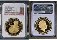 2022年 イギリス チューダービースト シーモアパンサー 200ポンド 2オンス金貨 NGC PF70 Ultra Cameo (6312060-080), Sp# TBCGG1, 99.9%, 312.59g, 89.0mm, チューダービーストシリーズの第1弾として発行されたのがこのシーモアパ...