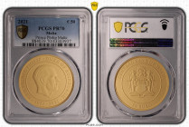 2021年 マルタ フィリップ殿下追悼 50ユーロ金貨 PCGS PR70 マットプルーフ (43303937), KM# 225, Gold 99.9%, 31.10g, 38.6mm, 発行枚数49枚

エリザベス女王の夫であったフィリップ殿下(エディンバラ公)の追悼のために発行された金貨です。...