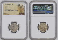 1625年 ポーランド ジグムント3世 3ポルカ銀貨 AU50(5928627-026), Górecki# B.25, KM# 41, Silver 70.0%, 0.80g, 19.0mm, 

ポーランド王と一時スウェーデン王を兼ねたジグムント3世は、カトリックの拡大に努めた君主でした。その勢...
