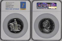 2021年 イギリス セントヘレナ ウナライオン ファースト 5オンス銀貨 NGC PF69 Ultra Cameo (2121592-012), 99.9%, 155.50g, 65.0mm, 


ウィリアム・ワイオン作のウナとライオンデザインを、セントヘレナが復刻してリリースした銀貨です。発行...