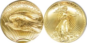 2009年 アメリカ ウルトラハイレリーフ 20ドル金貨 PCGS MS70 (20889047), KM# 464, Fr# 223, Gold 99.9%, 31.10g, 27.0mm,

ハイレリーフすぎて実用性に乏しく、すぐに廃止されてしまった1907年版のデザインを、現代に蘇らせたリ...
