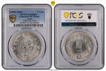 明治38年(1905) 日本 新1円銀貨(小型) PCGS Cleaned-AU Detail (48366848), JNDA#01-10A, Silver 90.0%, 26.96g, 38.1mm, 

新1円銀貨のうち、後期に発行されたのが小型銀貨です。M38(1905) Japan New...