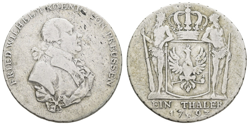 Deutschland bis 1800 Brandenburg-Preussen Königreich
 Taler, 1793, E, Friedrich...