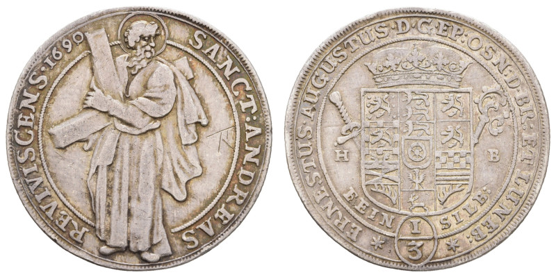 Deutschland bis 1800 Braunschweig-Calenberg-Hannover Herzogtum
 1/3 Taler, 1690...
