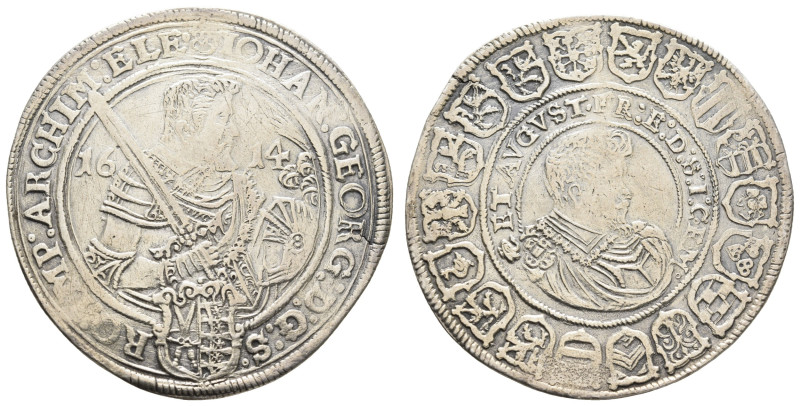 Deutschland bis 1800 Sachsen Albertinische Linie Kurfürstentum
 Taler, 1614, Jo...