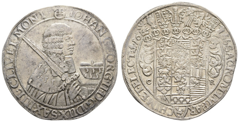 Deutschland bis 1800 Sachsen Albertinische Linie Kurfürstentum
 Taler, 1666, Jo...