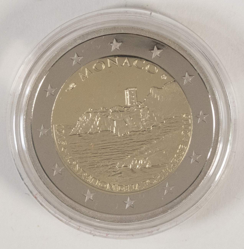 Europa und Übersee Monaco
 2 Euro, 2015, 800 Jahre Bau des ersten Schlosses auf...