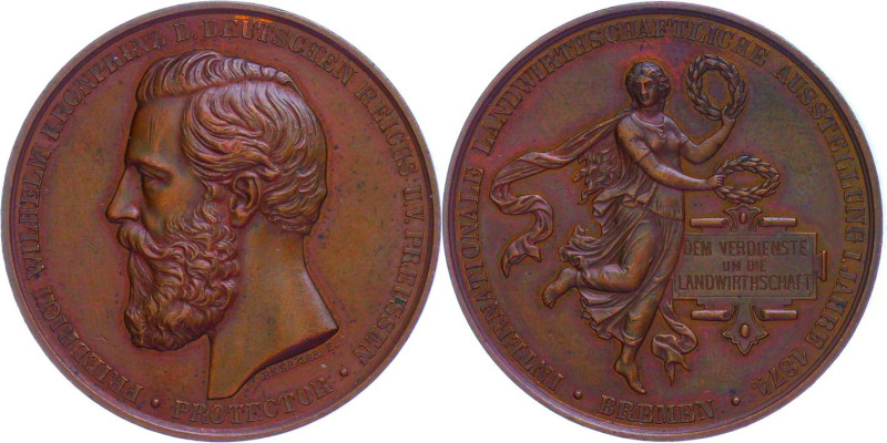 Medaillen Medaillen Deutschland vor 1900
 Bronzemedaille (Dm. ca. 44mm, ca. 41,...