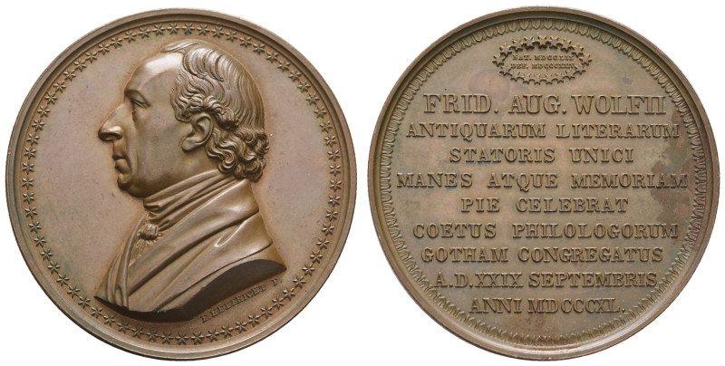 Medaillen Personenmedaillen
 Sachsen-Coburg-Gotha, Bronzemedaille (211,85 g, 45...