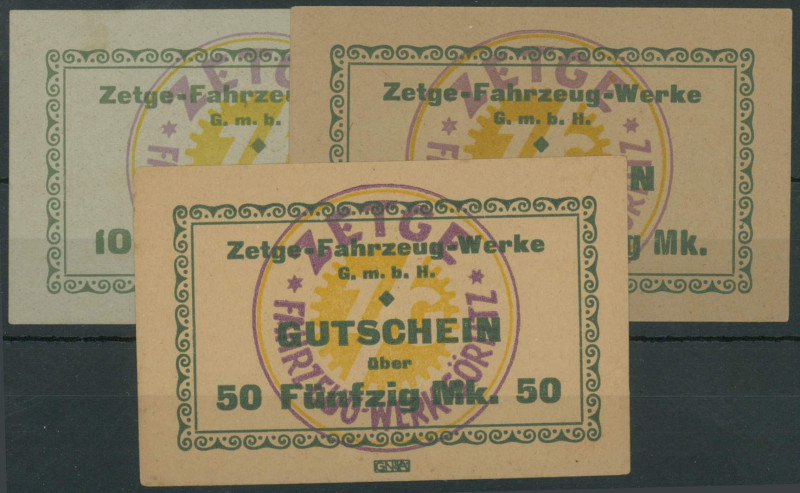 Banknoten Notgeld Scheine
 Görlitz (Schlesien) Weinrestaurant, Café und Hotel "...