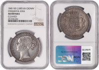 Geat Britain Crown 1845. NGC AU Details (cleaned)