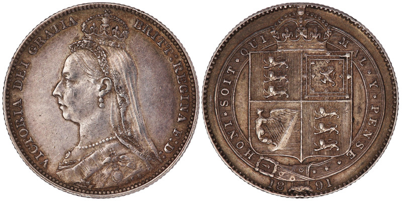 Great Britain 1 Shilling 1891

KM-774, Sp-3927; Queen Victoria (1837-1901); Si...