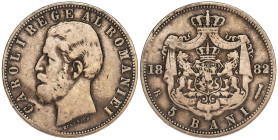 Romania 5 Bani 1882