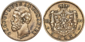 Romania 5 Bani 1884