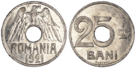 Romania 25 Bani 1921 Lustrous