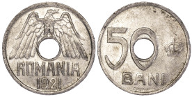 Romania 50 Bani 1921 Lustrous