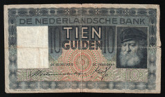 Netherlands 10 Gulden 1939