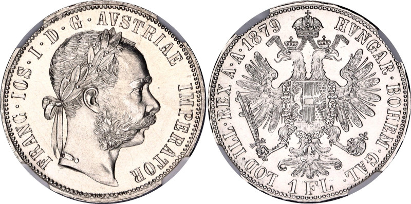 Austria 1 Florin 1879 NGC MS63

KM# 2222, N# 4726; Silver; Franz Joseph I