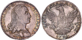 Italian States Sicily 12 Tari 1798 Nd OV