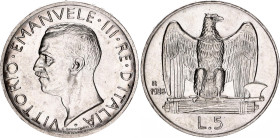 Italy 5 Lire 1928 R