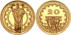 Italy 20 Francs 1966 Fantasy Issue