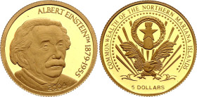 Northern Mariana Islands 5 Dollars 2004