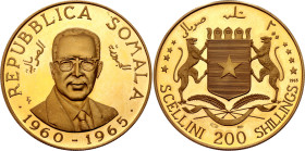 Somalia 200 Shillings 1965 Az