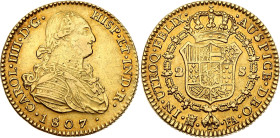 Spain 2 Escudos 1807 M FA
