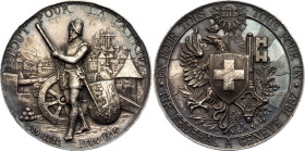 Switzerland Silver Medal "Federal Shooting Festival in Geneva" 1887