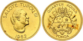 Tonga 1/4 Koula 1962
