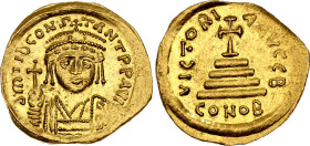 Byzantium Tiberius II Constantine 1 Solidus 579 - 582 AD