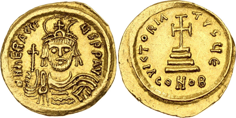 Byzantium Heraclius I 1 Solidus 610 - 641 AD

N# 415142; Gold 4.32 g.; Heracli...