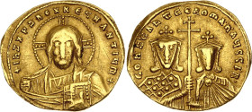 Byzantium Constantine VII and Romanos II 1 Solidus 945 - 959 AD