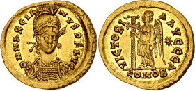 Roman Empire Marcian 1 Solidus 450 - 457 AD