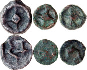 Ancient Greece Istros 3 x Halk 450 - 400 BC (ND)