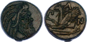 Ancient Greece Bosporan Kingdom Pantikapaion Tetrahalk 400 - 300 BC (ND)