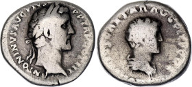 Roman Empire Antoninus Pius Denarius 140 AD (ND)