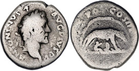 Roman Empire Antoninus Pius Denarius 140 - 143 AD (ND)