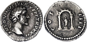 Roman Empire Antoninus Pius Denarius 157 - 158 AD (ND)