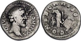 Roman Empire Antoninus Pius Divus Denarius 161 - 180 AD (ND)