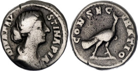Roman Empire Faustina the Younger Denarius 176 - 180 AD (ND)