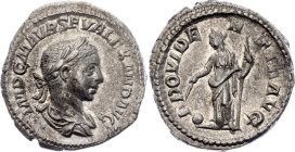 Roman Empire Severus Alexander Denarius 222 - 228 AD (ND) Providentia